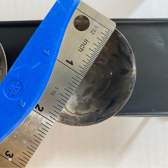 Vintage 𝅺Salt And Pepper Cellar Silver EP Made in Japan - Picture 13 of 14